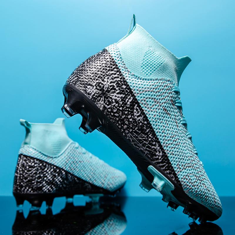 Мужские футбольные бутсы Сверхлегкие футбольные бутсы большого размера. Кроссовки для мальчиков. Нескользящие футбольные бутсы AG/TF. Ботильоны унисекс.