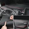 PU Leather Woven Car Decorative Strips for Car Door Dashboard Sticker Car Interior DIY Strip