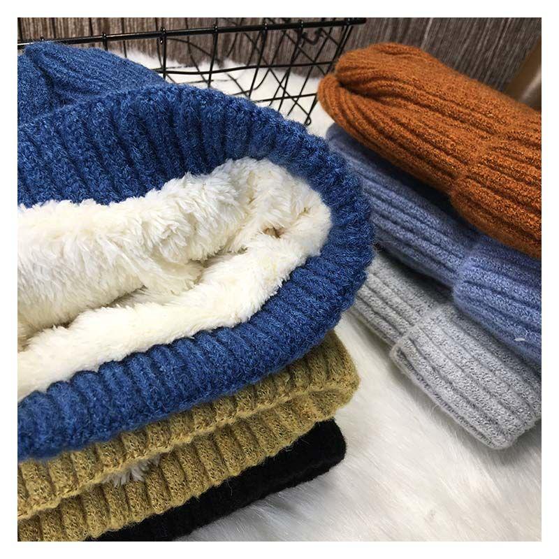 Windproof Hat Winter Warm Hat Thick Hat Fashion Woman Hat Plush Cotton Hat Trendy Wild Hat