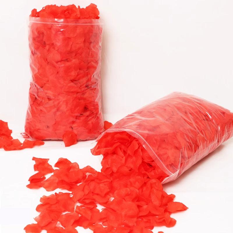2000/100 шт. Искусственные лепестки роз, Разноцветные имитации шелковых лепестков роз для Дня святого Валентина, Свадебной вечеринки, Романтическое украшение