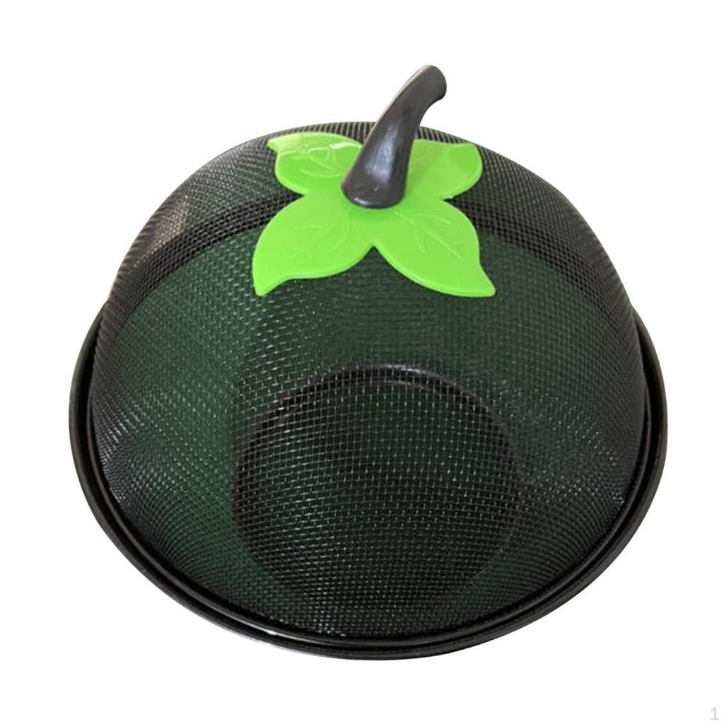 Covered Fruit Storage Basket with Lid - Modern Kitchen Organizer