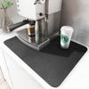 Coffee Machine Absorbent Mat Bowl Dish Drying Mat Non-slip Bar Drain Mat Kitchen Countertop Mat Table Washer Mat