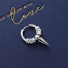 Korean Stainless steel Female Punk Ear Buckle Male Hoop Earring Fashion Jewelry Dragon Earring