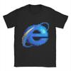 Повседневная футболка Летняя футболка Internet Explorer Модные крутые футболки 100% хлопковая футболка для мужчин Y2K Классический дизайн Одежда с коротким рукавом