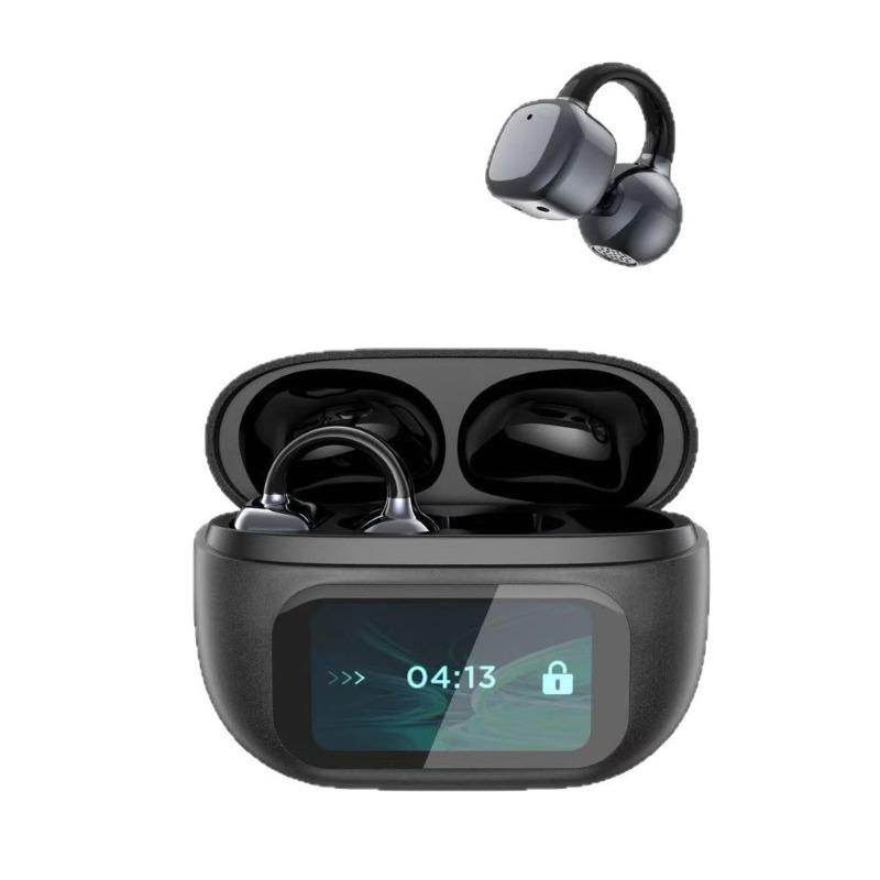 ИИ перевод Наушник Беспроводные Bluetooth Наушники с заушным креплением Светодиодный цифровой дисплей Наушники Наушники Сенсорное управление Гарнитура