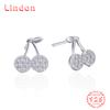 Линдон стерлингового серебра 925 пробы циркон серьги серьги для женщин подарки на свадьбу