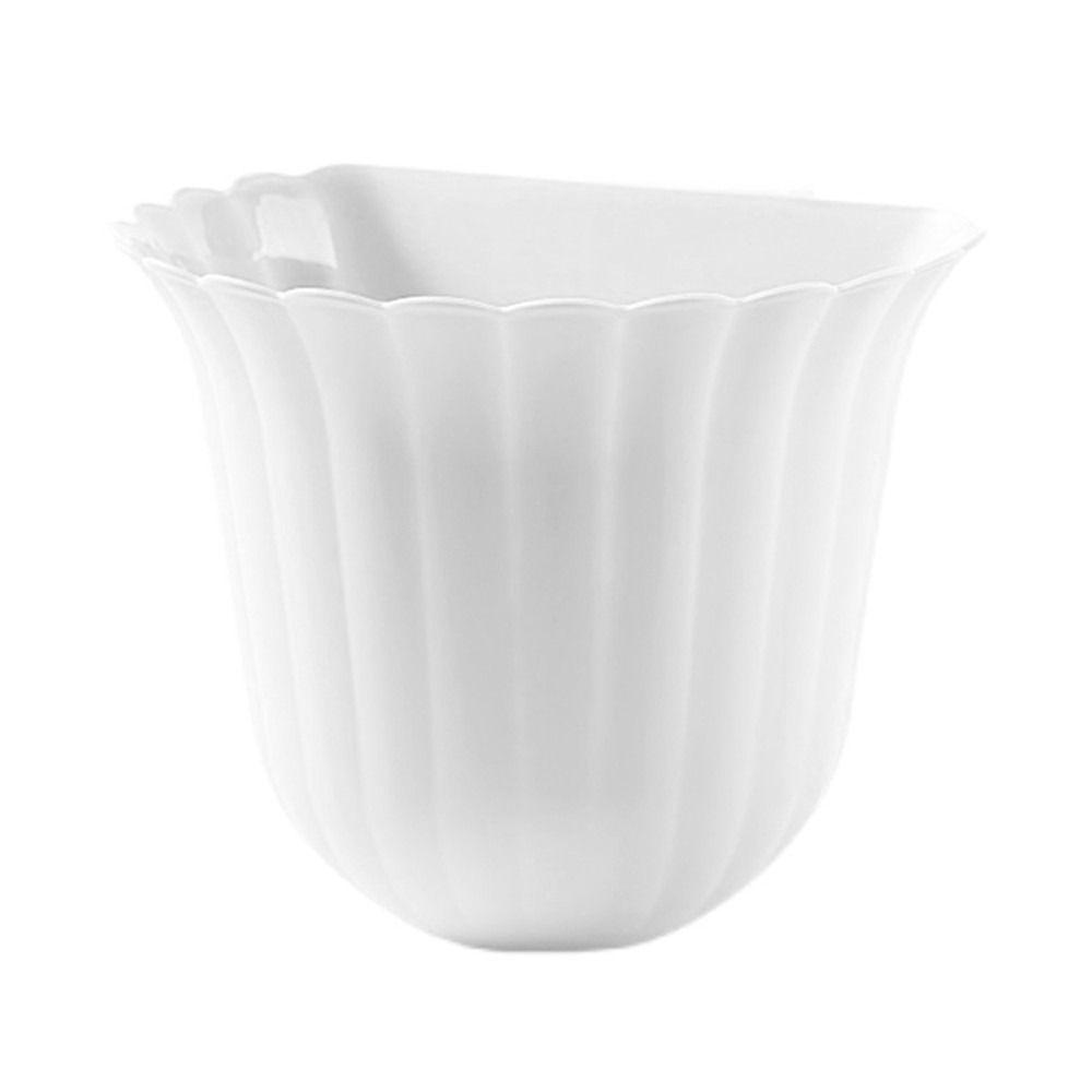 Multifunction Cleaning Tools Wall Mounted Hanging Trash Can Waste Bin Flower Shape Storage Bucket