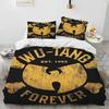 Хип-хоп музыкальная группа Wu T-TANG Clans Комплект постельного белья с одеялом, Пододеяльник Комплект для кровати Покрывало Наволочка, Комплект постельного белья размера кинг/квин