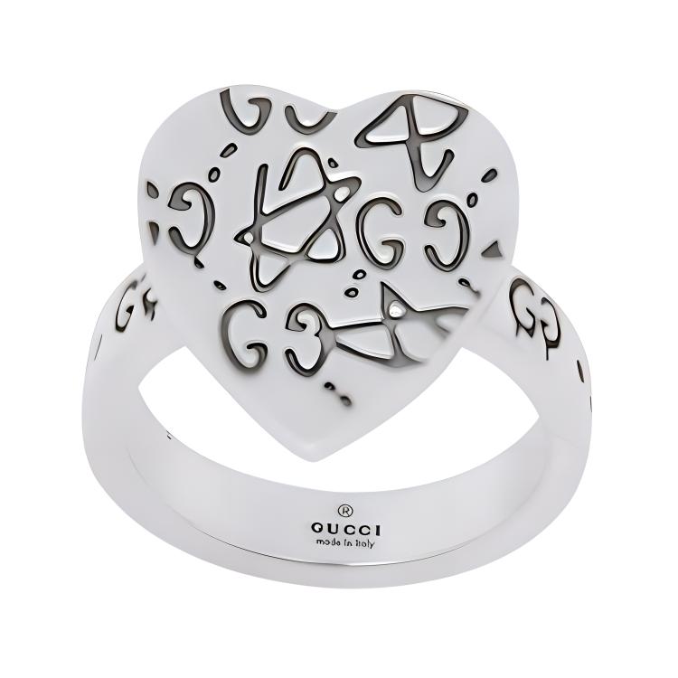 GUCCI Sterling Silver Rings Unisex Silver 457229-J8400-0701