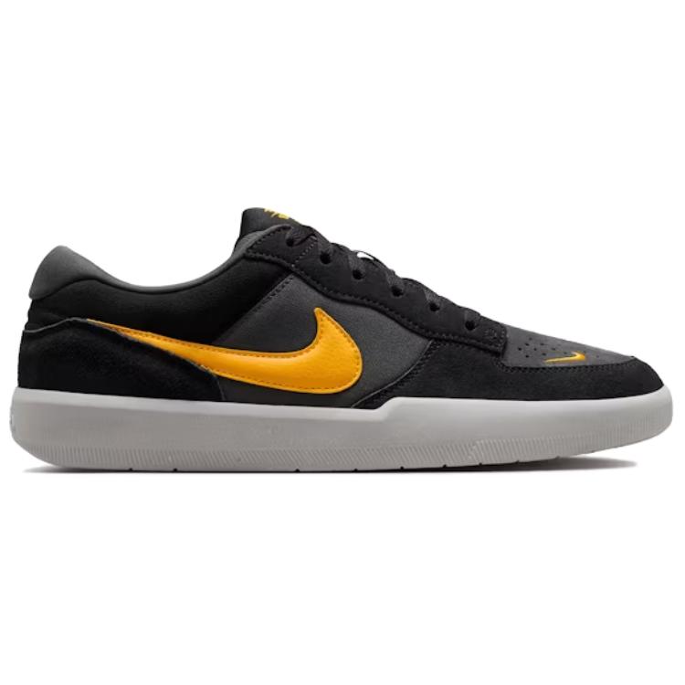 Nike SB Force 58 Дышащие скейтбордические кроссовки Унисекс Черный Желтый DV5477-009