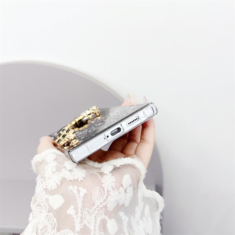 Чехол-накладка из мягкого силикона с блестками и браслетом Plum Blossom для Huawei Note8 Pro Y9S — защита от падения и стильный дизайн Love