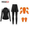 WOSAWE Motorcycle Soft Armor Riding Wear Full Bady Protection Safty Motocross Base Layers With Protective Pads