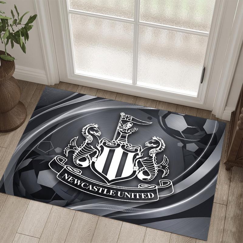 Футбольный дизайн Newcastle United Хрустальный бархатный ковер Уютный Не?Нескользящий ковер с принтом для спальни, гостиной, прихожей