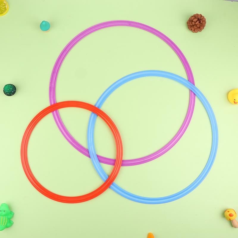 10Pcs Outdoor Funny Physical Training Sport Lattice Jump Rings Portable Football Soccer Speed Agility Training Rings