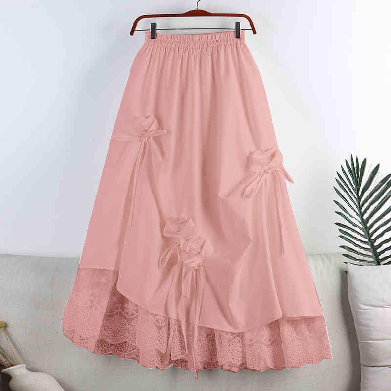 ZANZEA Женские летние юбки А-силуэта с эластичным поясом и цветочным принтом