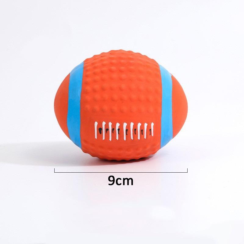 Pet Dog Latex Sound Toy Rugby Football Volleyball Dog Teeth Grinding Toy Relieve Boredom Pet Toy Training Pet Supplies