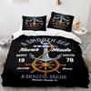 Ship Anchor Bedding Set 3D Digital Printing Nautical Ocean Spirit Bed Linen Suitable for Bedroom No Core Anchor Duvet Cover Set