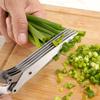 5-layer Scallion Scissors Wear-resistant Durable Vegetable Shears For Home