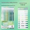 Blue Fruit Morandi Planner Pens Set: 240 Multicolored, Large Capacity, Includes Purple and Skin Tones.