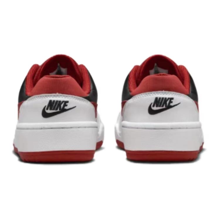 Nike Кроссовки Full Force Low GS Mystic Red для детей, белые, черные, оранжевые FV5929-100