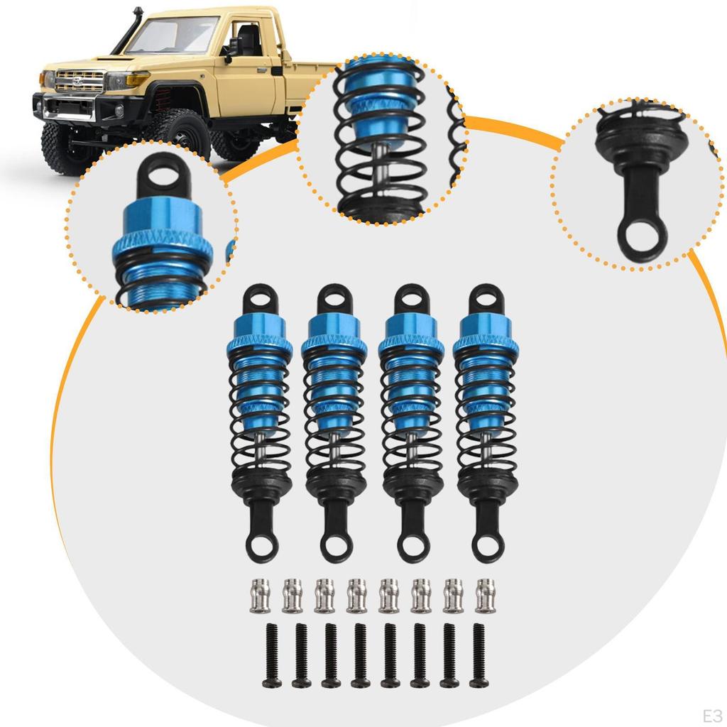 4 Штуки Гидравлические Амортизаторы для Радиоуправляемой Машины Комплект Амортизаторов Амортизаторы Масштаб 1/12 1/16 MN98