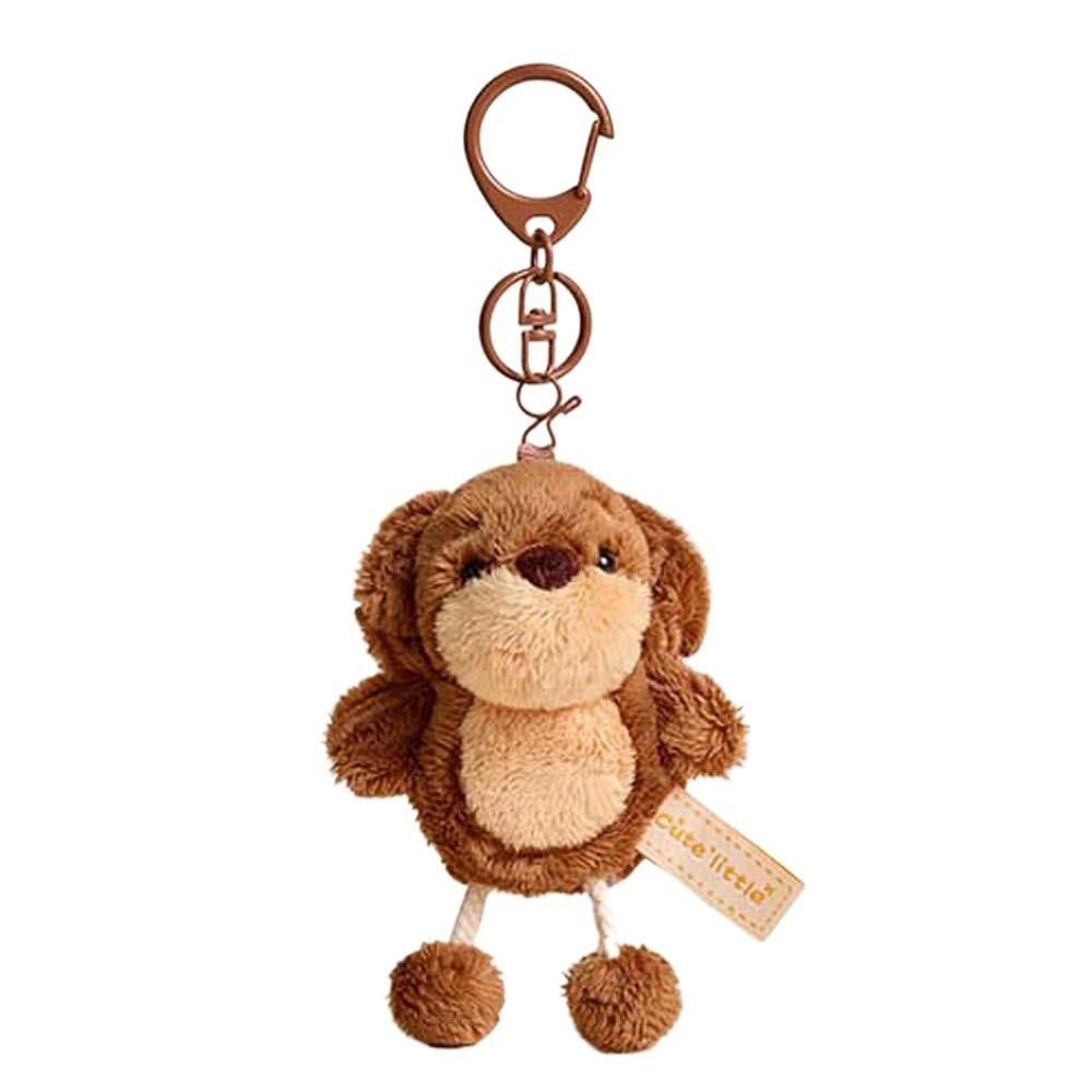 Брелок для ключей в виде куклы-медведя, забавный мультяшный брелок для ключей в виде животного, милый плюшевый кулон для собаки, сумка-подвеска