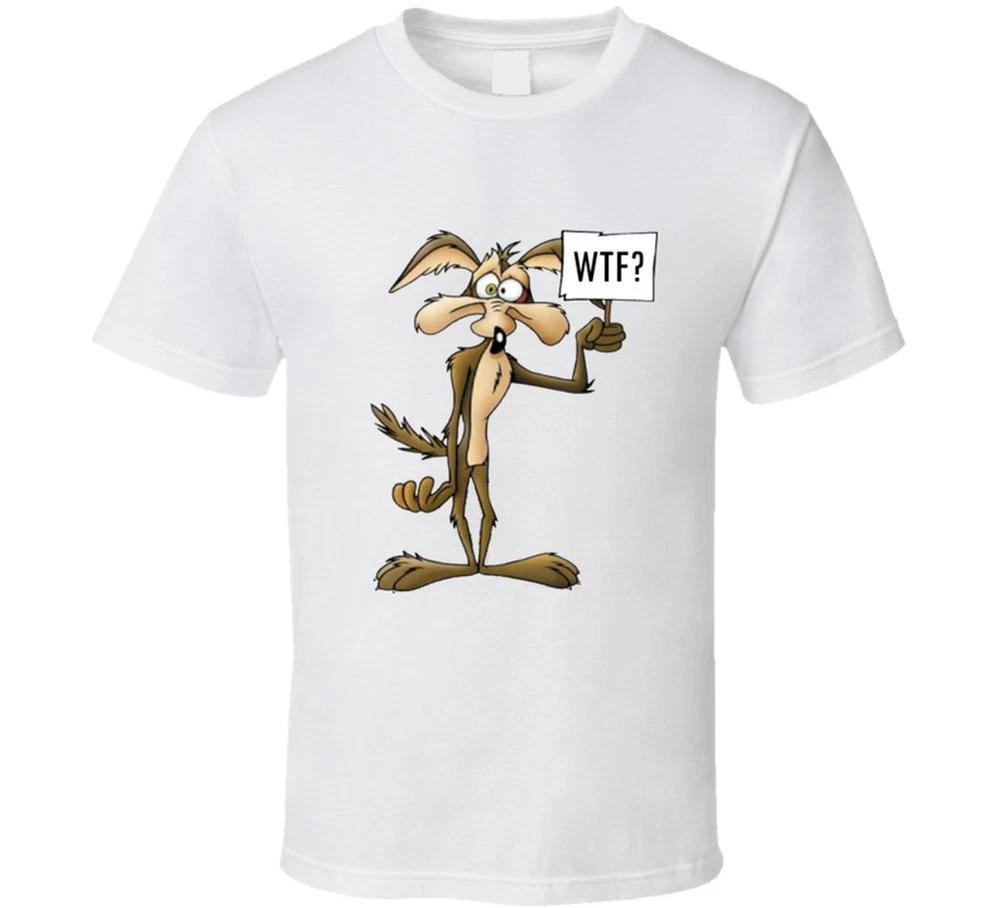 Wile E Coyote Looney Toons Funny T Shirt Wtf