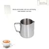 Pointed Spout Frothing Pitcher Stainless Steel Coffee Pitcher Frothing Jug  Milk Steaming