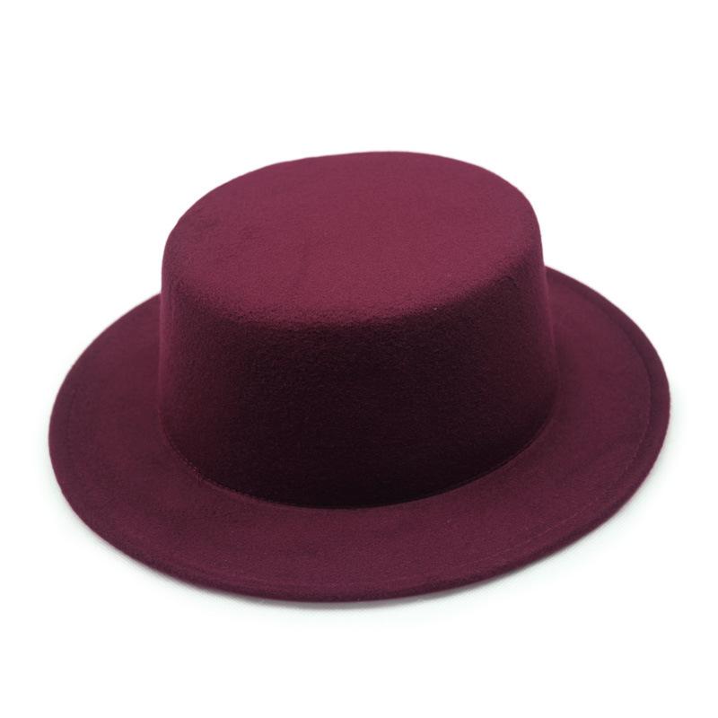 Унисекс Ретро Джазовая Федора с Плоскими Полями - Осенне-Зимняя Шляпа с Широкими Полями для Уличного Стиля и Защиты от Солнца