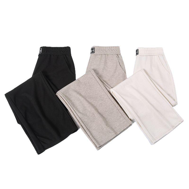 Женские брюки с высокой посадкой, облегающие, с прямыми штанинами - Драпирующиеся, свободные, в стиле «мом» для весны и осени