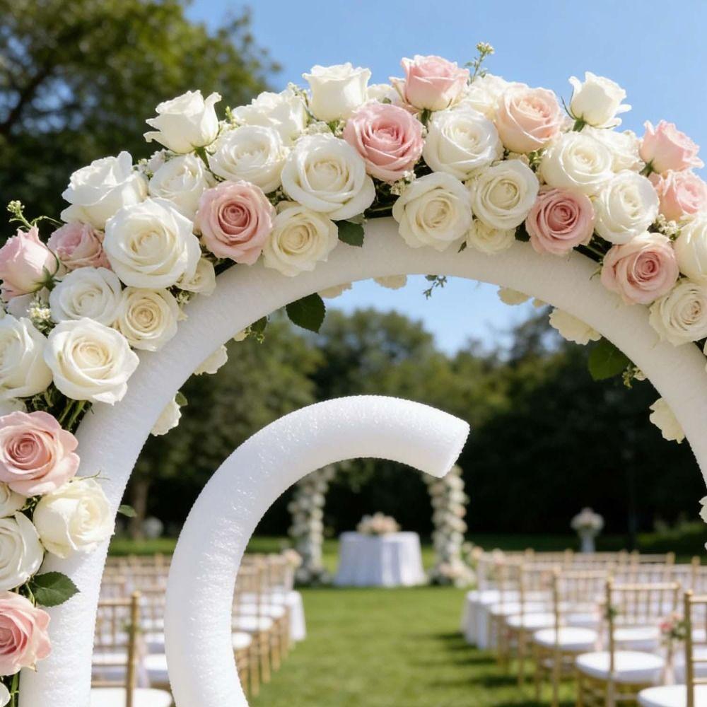 Reusable Floral Arrangement Stick EPE Pearl Cotton Foam Craft Stick Wedding Arch Decor