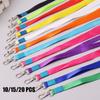 10/15/20pcs HOT Indexes Business ID Name Lanyards Badge Holder Neck Strap