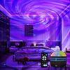 USB RGB Galaxy Starry Projector Light Smart Rotating Aurora Lamp with Remote Control for Bedroom KTV Party Home Decoration