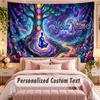 Sunset Landscape (50) Theme Wall Tapestry Customized With Name Text Personalized Hanging Tapestry For Bedroom Living Room Decor
