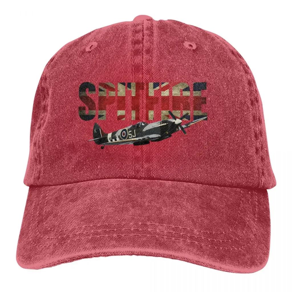 Мужская бейсболка с принтом Supermarine Union Jack Uk Flag Snapback Trucker Ковбойские кепки Dad Hat Spitfire Golf Hats