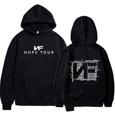 Худи на концерт рэпера Nf Hope Tour Мужские Женские Модные Хип-Хоп Свитшоты с Длинным Рукавом Повседневные Мягкие Оверсайз Пуловеры Подарок для Фанатов