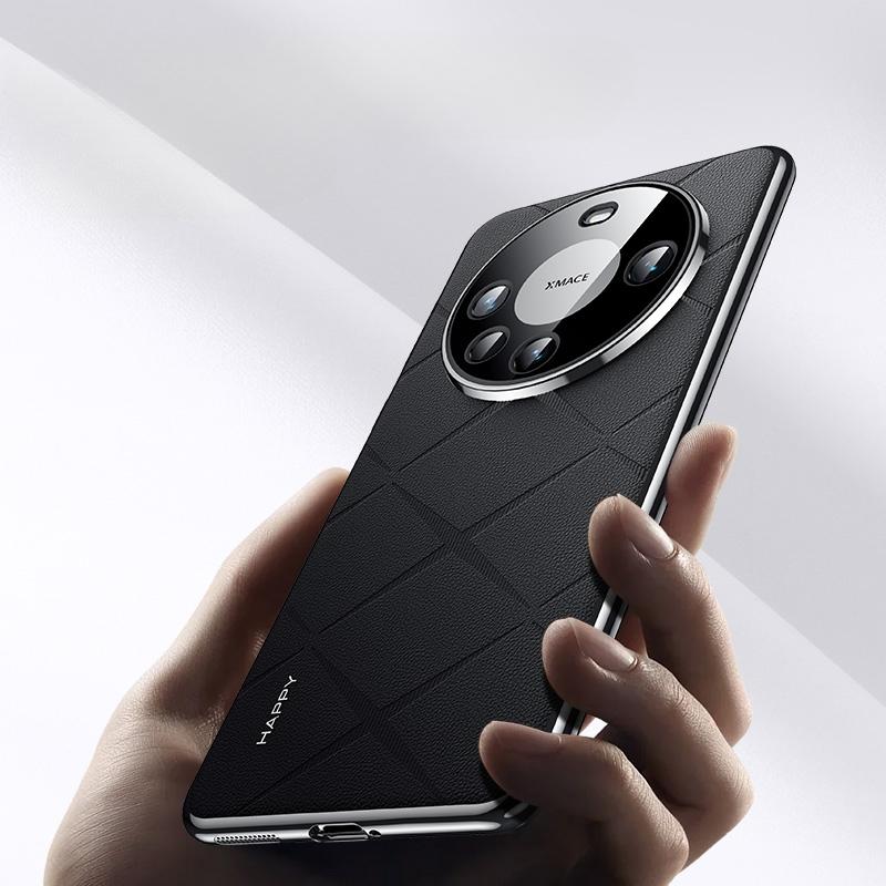 Роскошный кожаный чехол для телефона Huawei Mate 50 Pro с покрытием объектива камеры Ptotection Жесткий чехол для Huawei Mate 60 RS 50 40 Pro