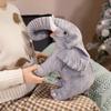 Elephant Soft Cartoon Animal Toy Plush Cushion Ornament For Kids Decor Bedroom