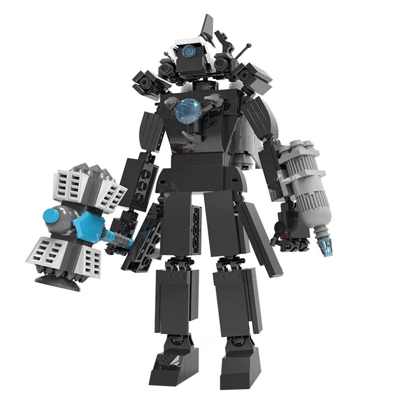 Горячие строительные блоки Skibidi Toilet Туалет Модернизированный G-Man&Dominator Фигурки Модель Титан Спикермен Игрушки для детей Рождественский подарок