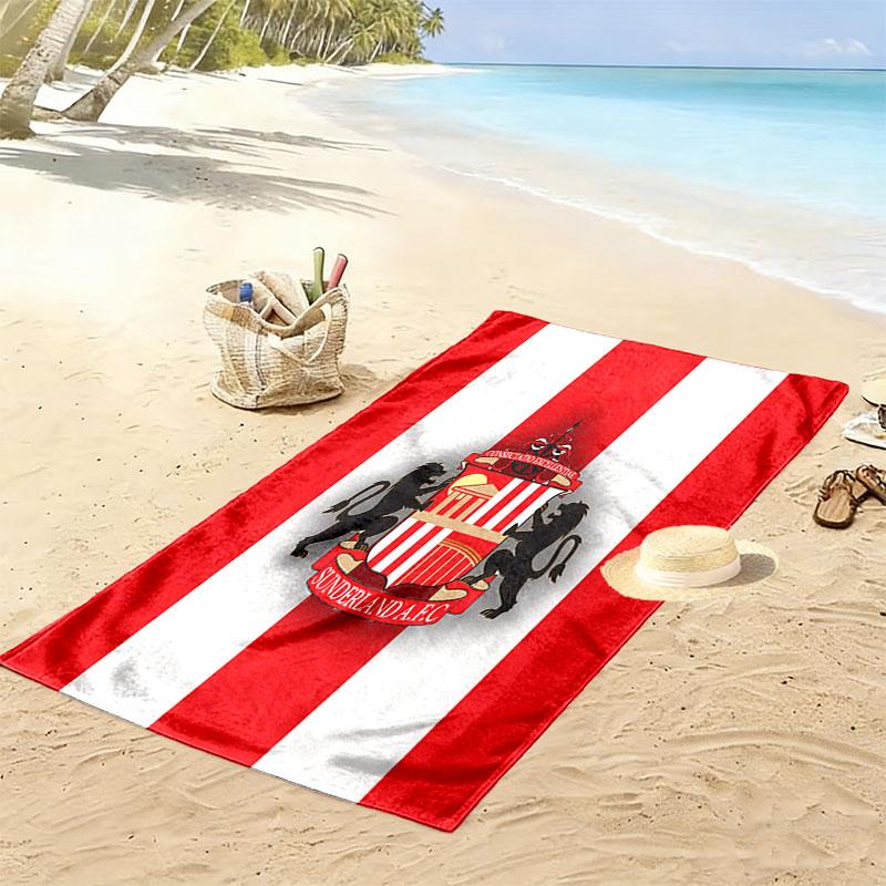 Sunderland A.F.C Beach Towel, Large Soft Quick Dry Towel for Beach Camping Swimming