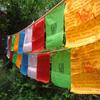 20pcs Traditional Tibetan Prayer Flags 26x16cm Buddhist Banner Tibetan Wind Horse Prayer Flags for Outdoor Peace Meditation