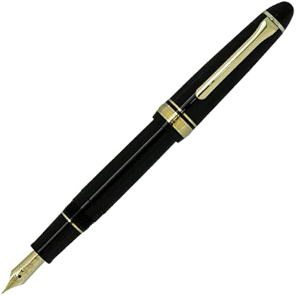 Sailor Fountain Pen Profit Casual Gold Trim Black Extra Fine 11-0570-120