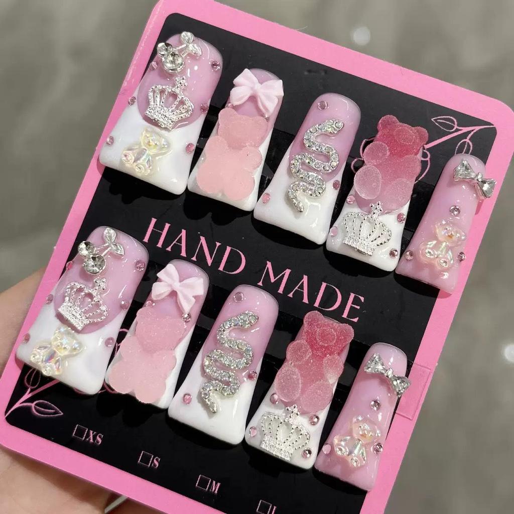 Европейские и американские Хиты продаж Ручная работа Длинный Утиный клюв Медведь Аврора Сплав Гвоздь для ногтей