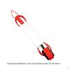 Surfboard Ankle Leash Leg Foot Rope Strap 244cm Length Cuff Surf Board for Kayaking Water
