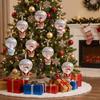 8/16pcs Snowman Christmas Tree Decor DIY Crafts Santa Claus Pendant Cute Christmas Hanging  Bedroom