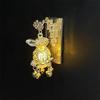 Light Up Lantern Fridge Magnet with Tassel Pendant Chinese Style Cute Kitchen Ornament for Friends Souvenir Holiday Gift