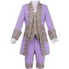 Popular Medieval Court Prince Lace Gown Set for Cosplay and Performance