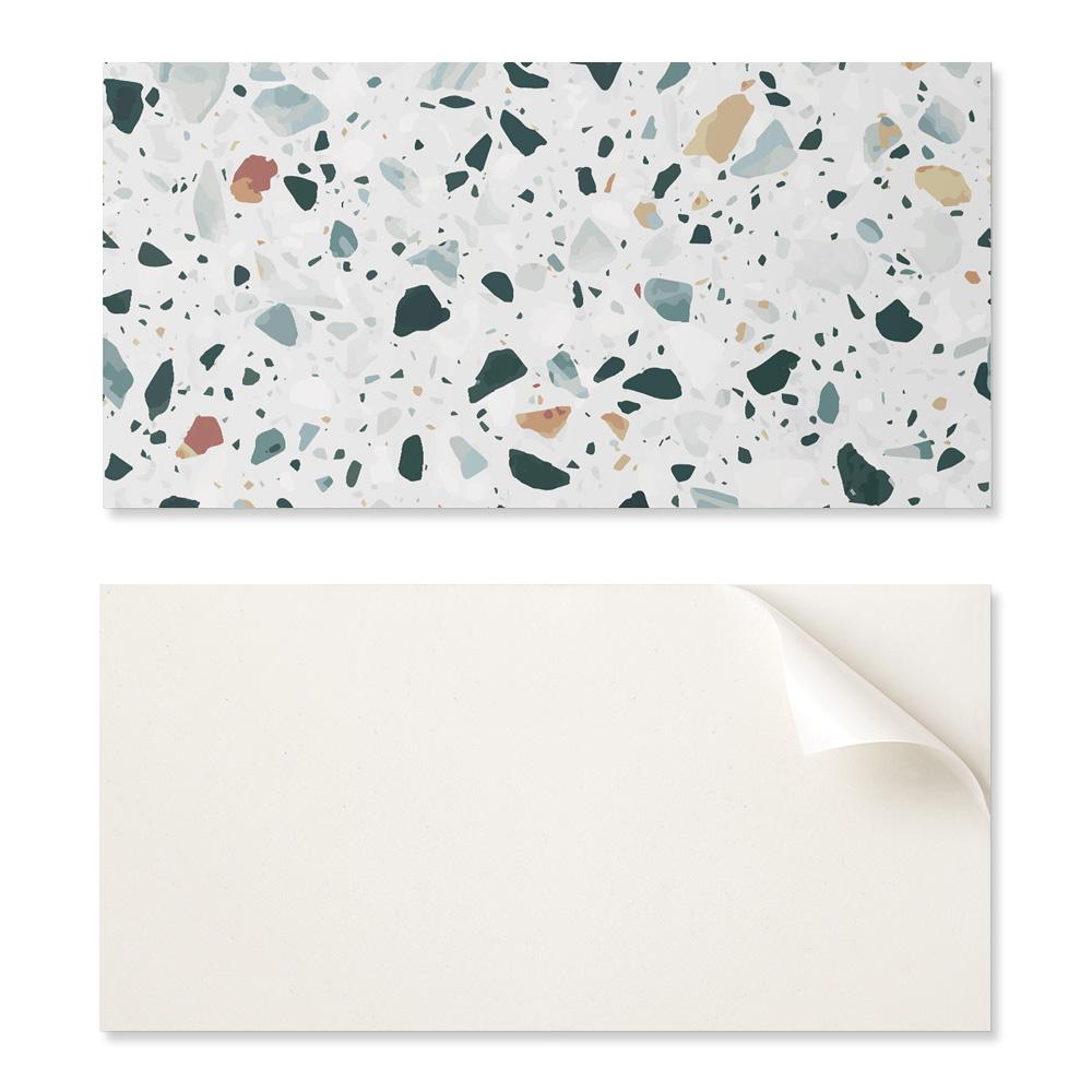 Winylowy Panel Samoprzylepny Do Kuchni 100X50 Cm Wzór Kamienny Z Drobinkami