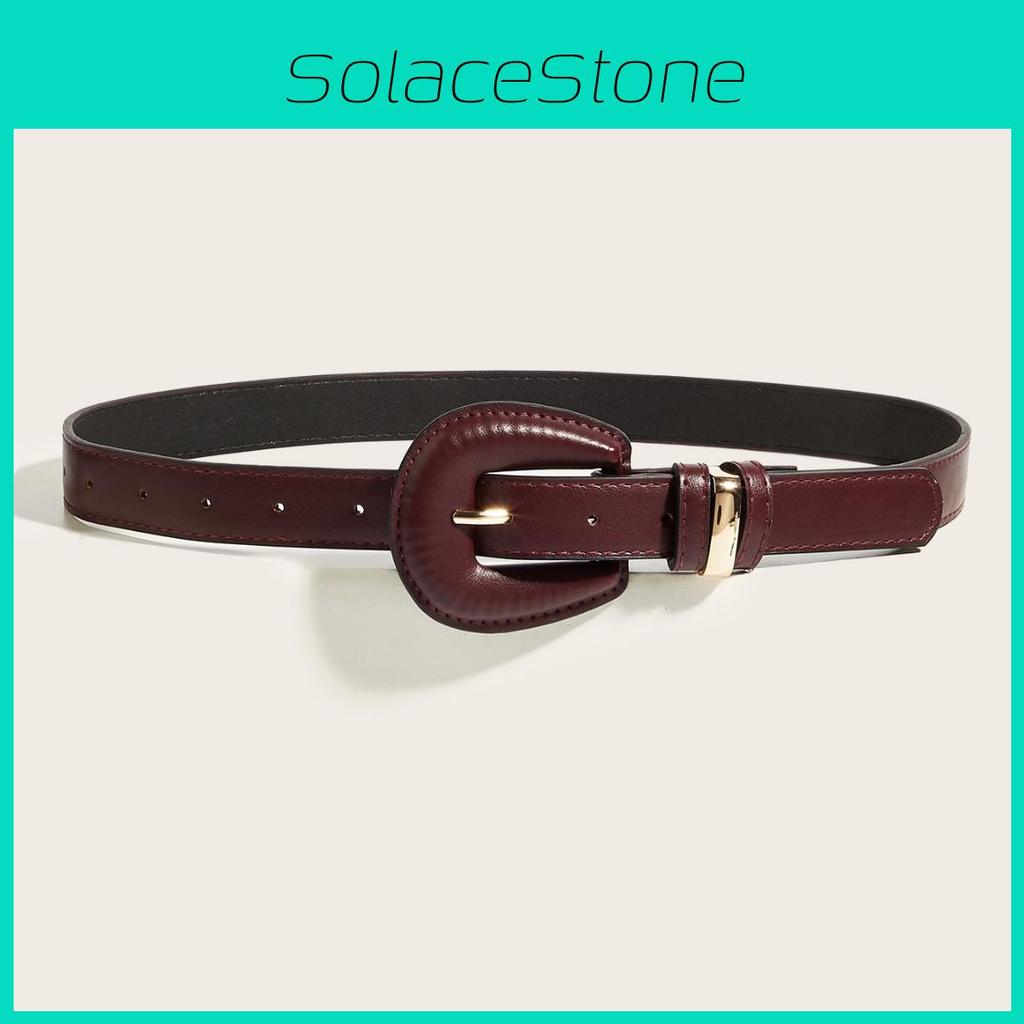Retro Melad Style Leather Belt For Women With Slimming Design For Casual Wear