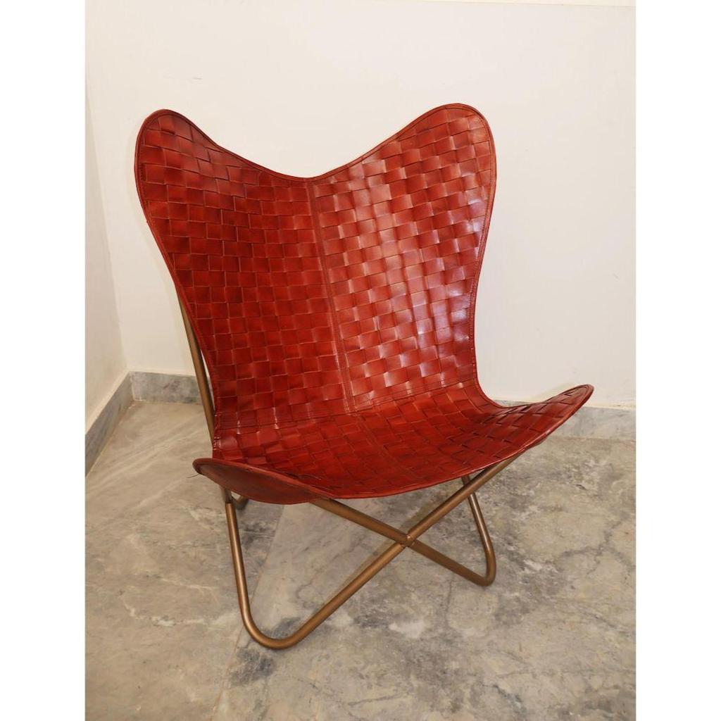 Кожаное кресло для домашнего офиса, гостиной, мебели, на заказ, складное кресло-бабочка, чехол для домашнего декора, подарки на свадьбу, кожаное патио Ascent